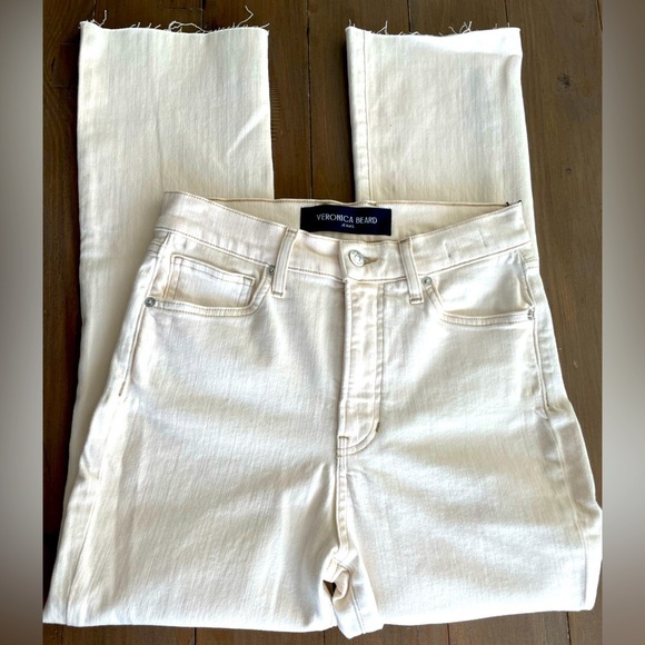 Veronica Beard Carly kick flare raw hem jean NWT - Picture 6 of 8